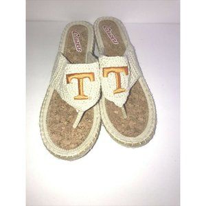Cruzerz  Tennessee Tan / Orange  Macrame heel Sand